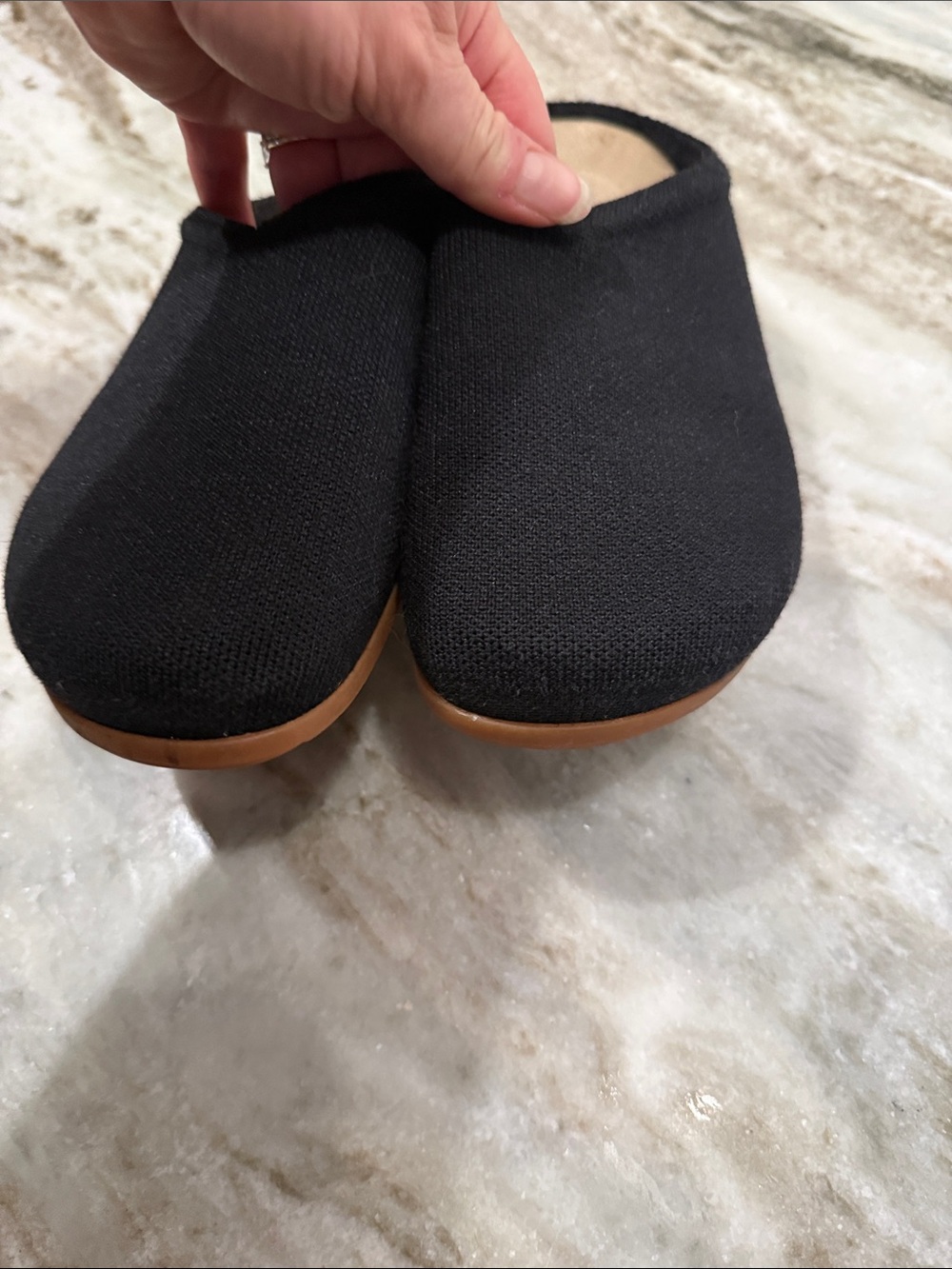 Rothy's Women’s  Black Slip-On Clogs - Picture 7 of 9